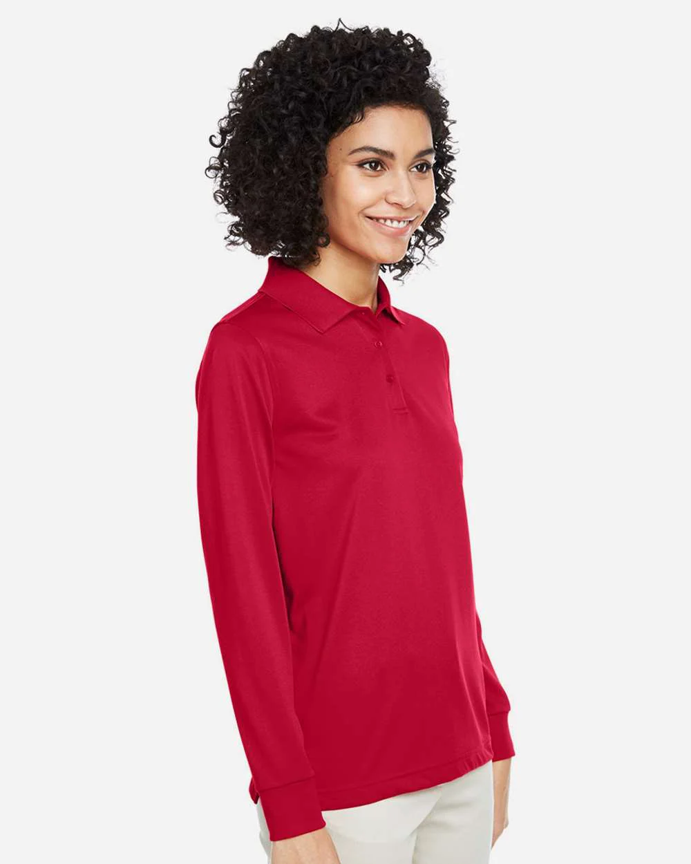 Harriton-M348LW-Women's Advantage Snag Protection Plus IL Long Sleeve Polo - Image 24