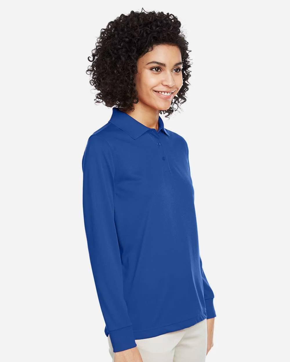 Harriton-M348LW-Women's Advantage Snag Protection Plus IL Long Sleeve Polo - Image 30