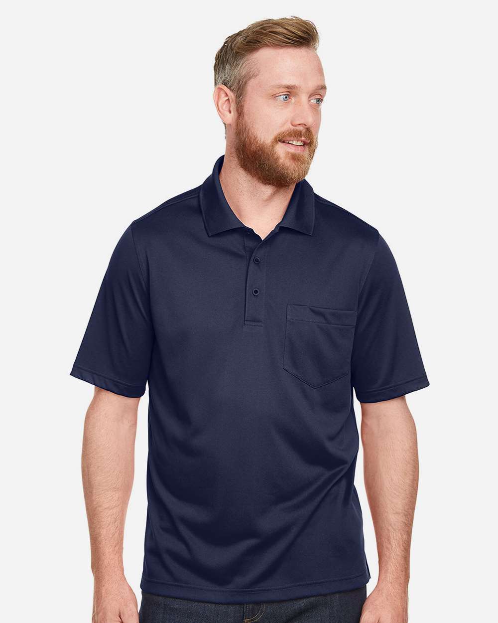 Harriton-M348P-Men's Advantage Snag Protection Plus IL Pocket Polo - Image 17