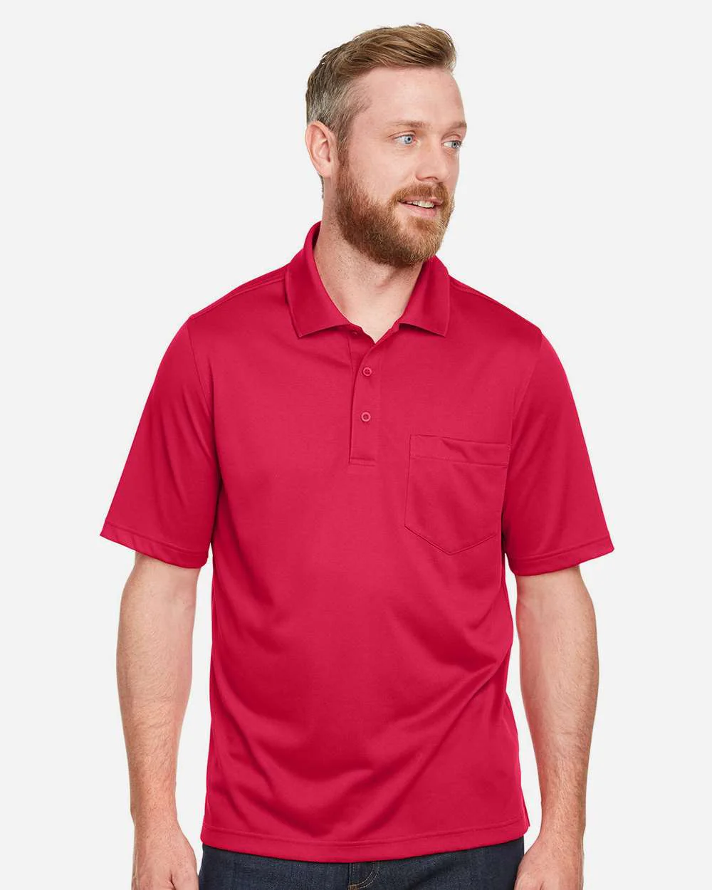Harriton-M348P-Men's Advantage Snag Protection Plus IL Pocket Polo - Image 23