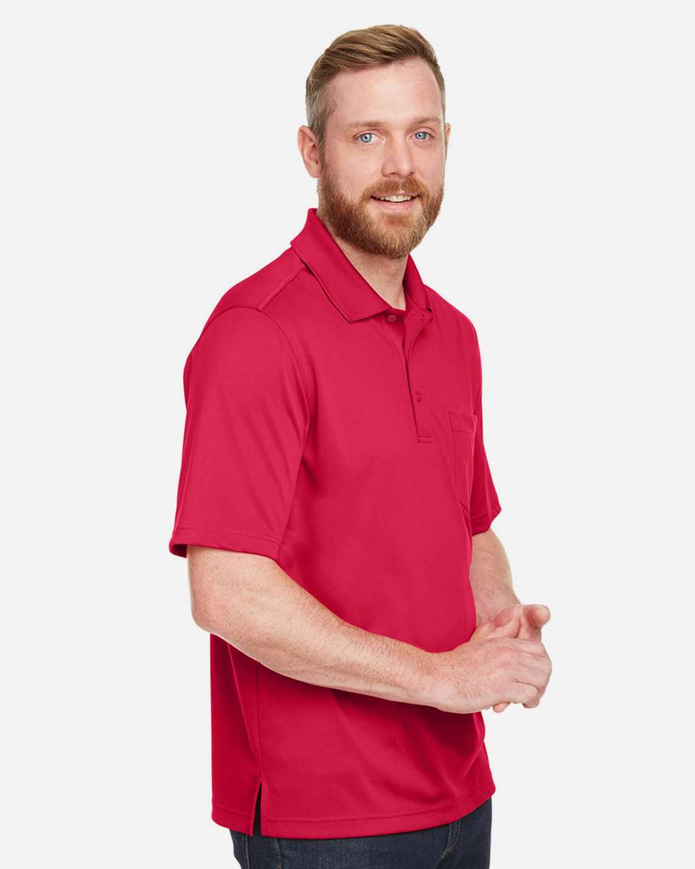 Harriton-M348P-Men's Advantage Snag Protection Plus IL Pocket Polo - Image 24