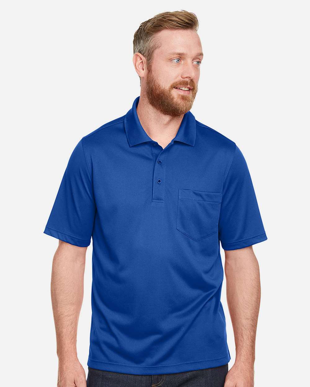Harriton-M348P-Men's Advantage Snag Protection Plus IL Pocket Polo - Image 29