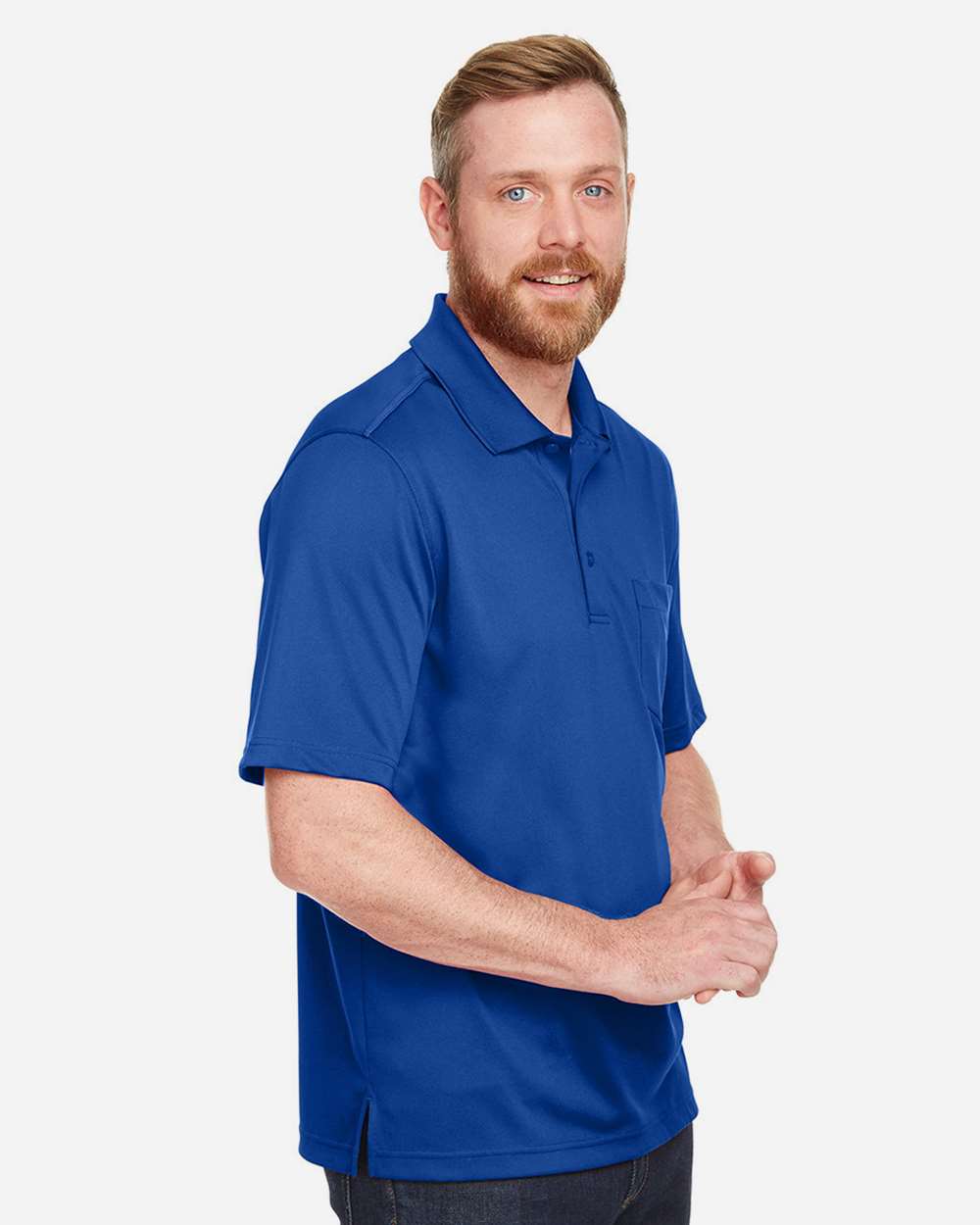 Harriton-M348P-Men's Advantage Snag Protection Plus IL Pocket Polo - Image 30