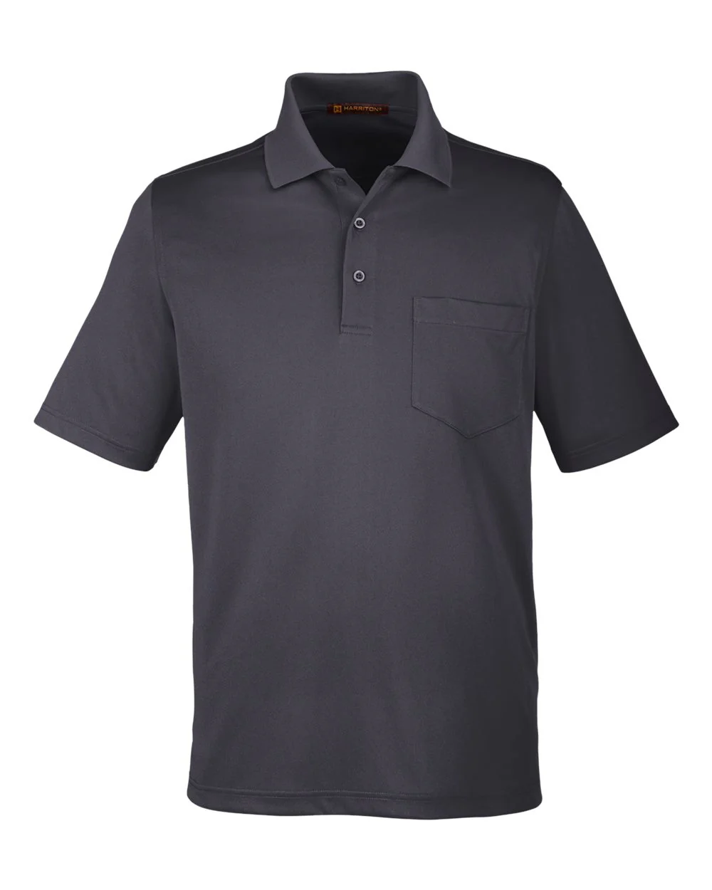 Harriton-M348P-Men's Advantage Snag Protection Plus IL Pocket Polo - Image 8