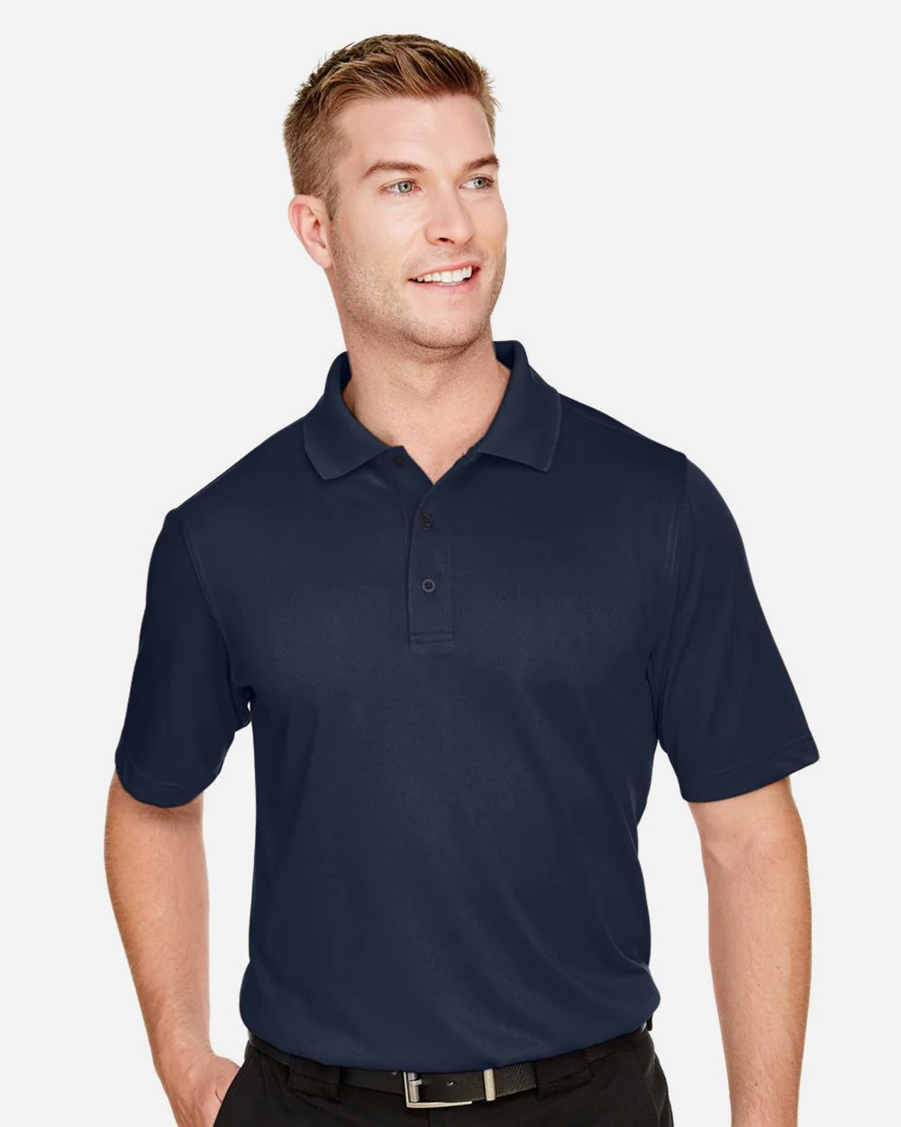 Harriton-M348T-Men's Tall Advantage Snag Protection Plus IL Polo - Image 6