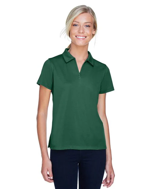 Harriton-M353W-Women's Double Mesh Polo - Image 2