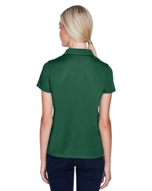 Harriton-M353W-Women's Double Mesh Polo - Image 6