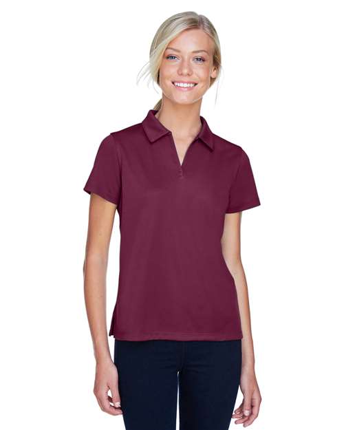 Harriton-M353W-Women's Double Mesh Polo - Image 7