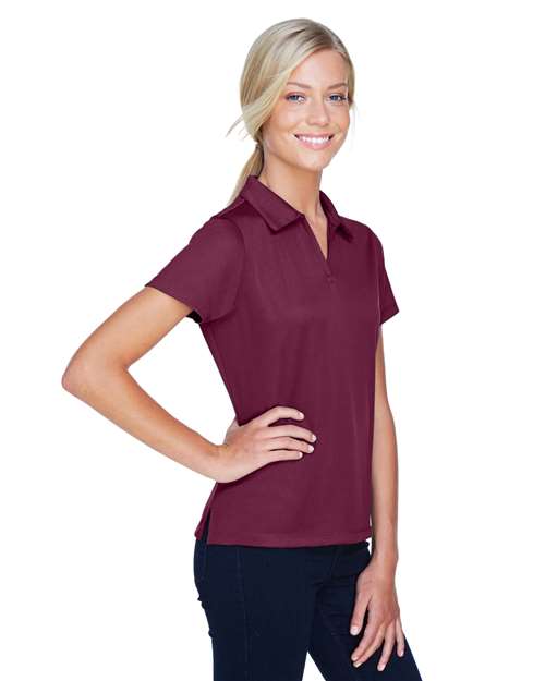 Harriton-M353W-Women's Double Mesh Polo - Image 8