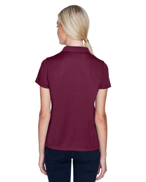Harriton-M353W-Women's Double Mesh Polo - Image 9