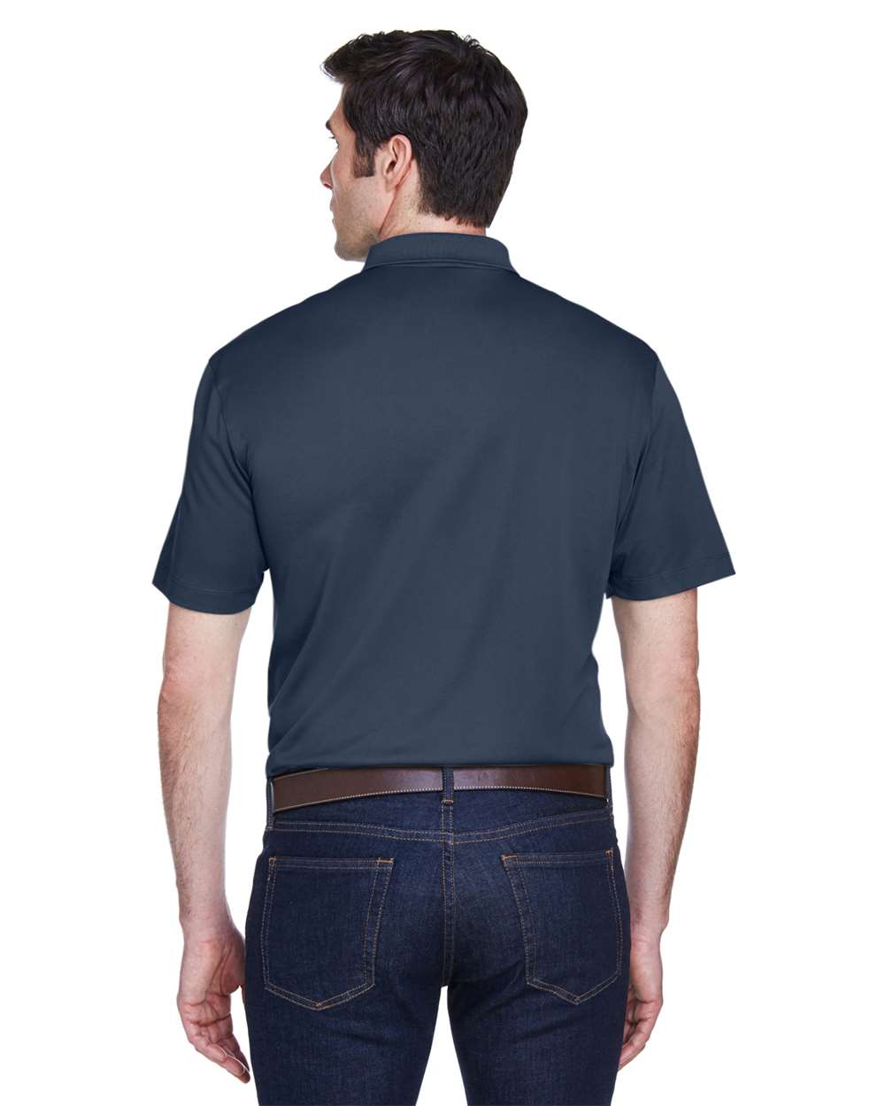 Harriton-M354-Men's Micro Piqu Polo - Image 16