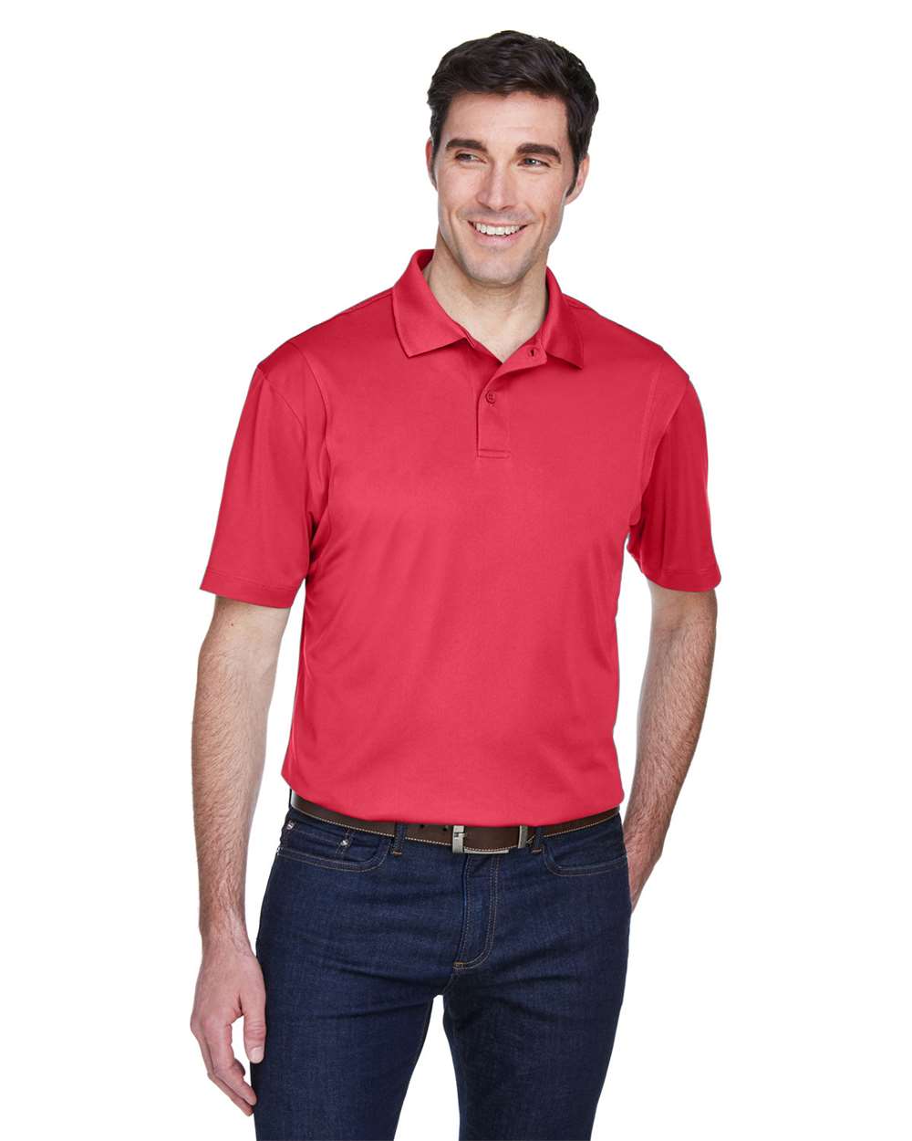 Harriton-M354-Men's Micro Piqu Polo - Image 19