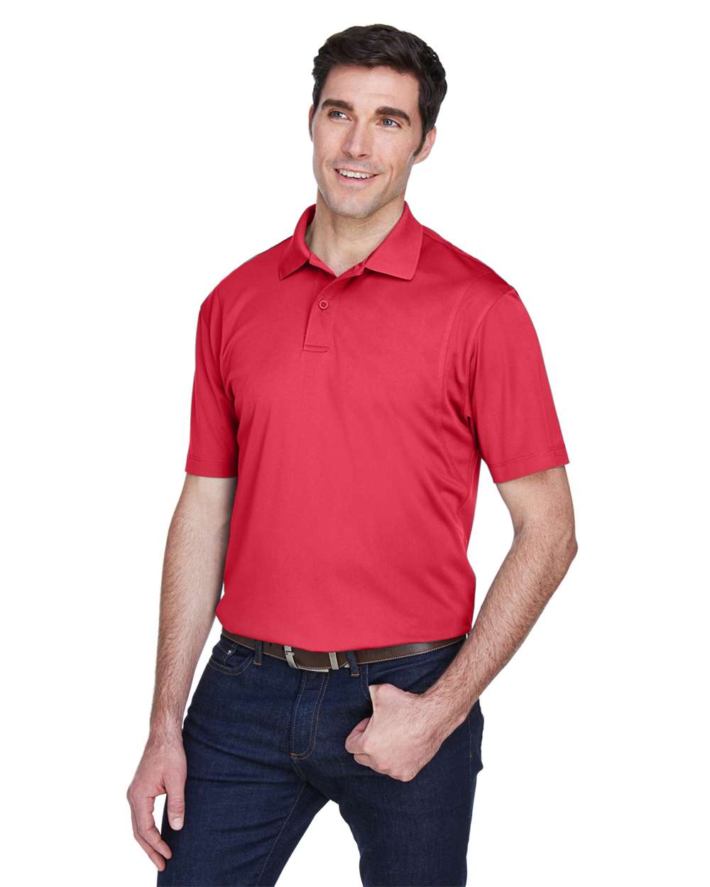 Harriton-M354-Men's Micro Piqu Polo - Image 20