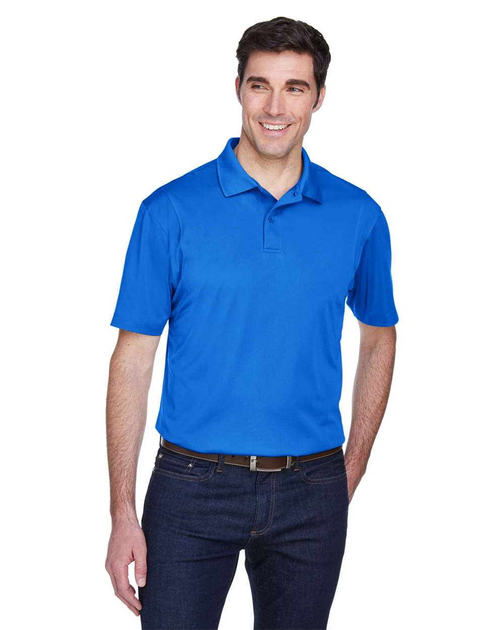 Harriton-M354-Men's Micro Piqu Polo - Image 24