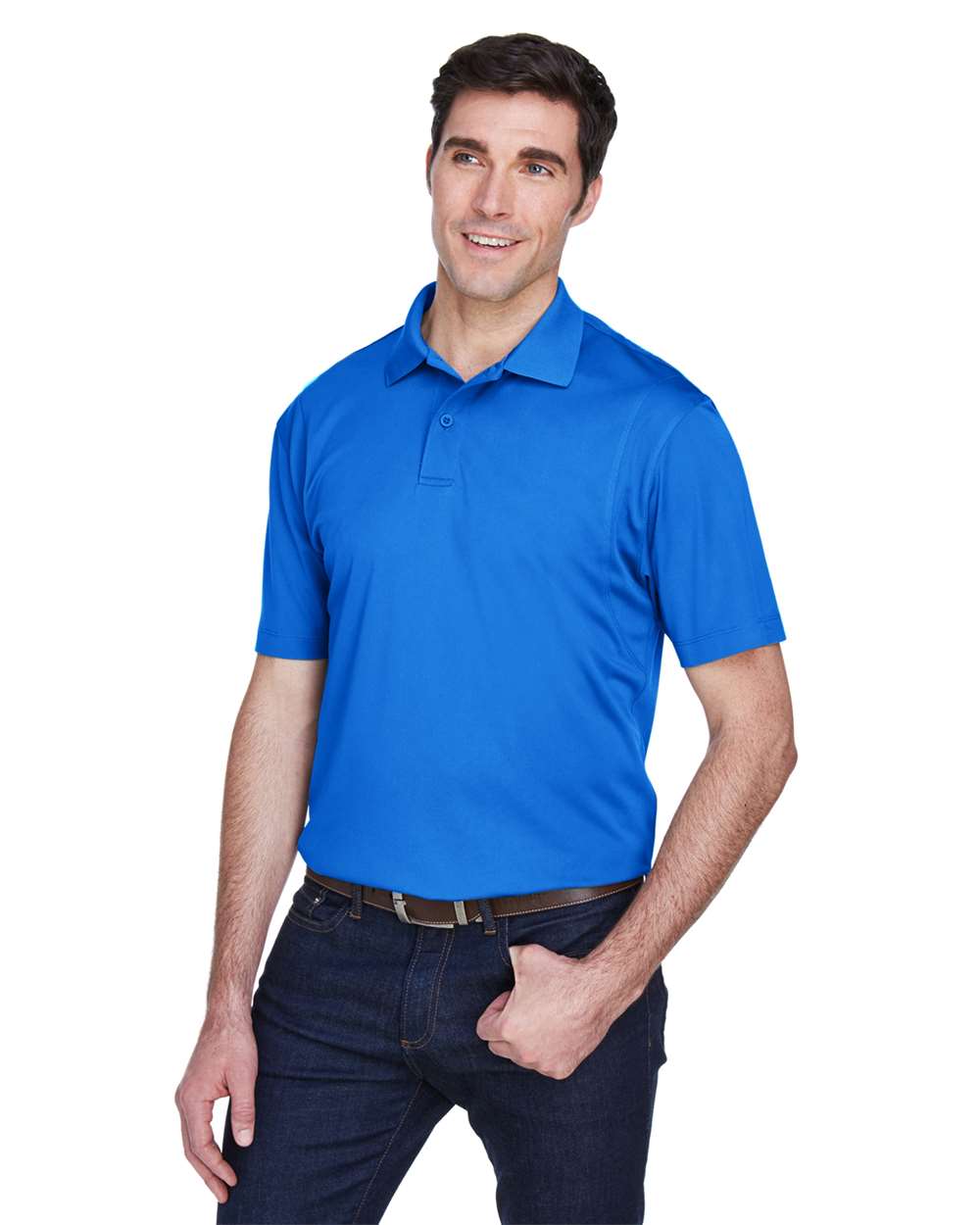 Harriton-M354-Men's Micro Piqu Polo - Image 25