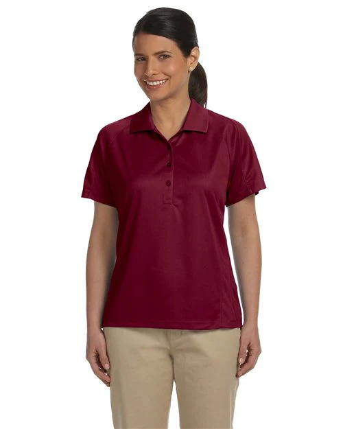 Harriton-M374W-Women's Polytech Mesh Insert Polo - Image 5