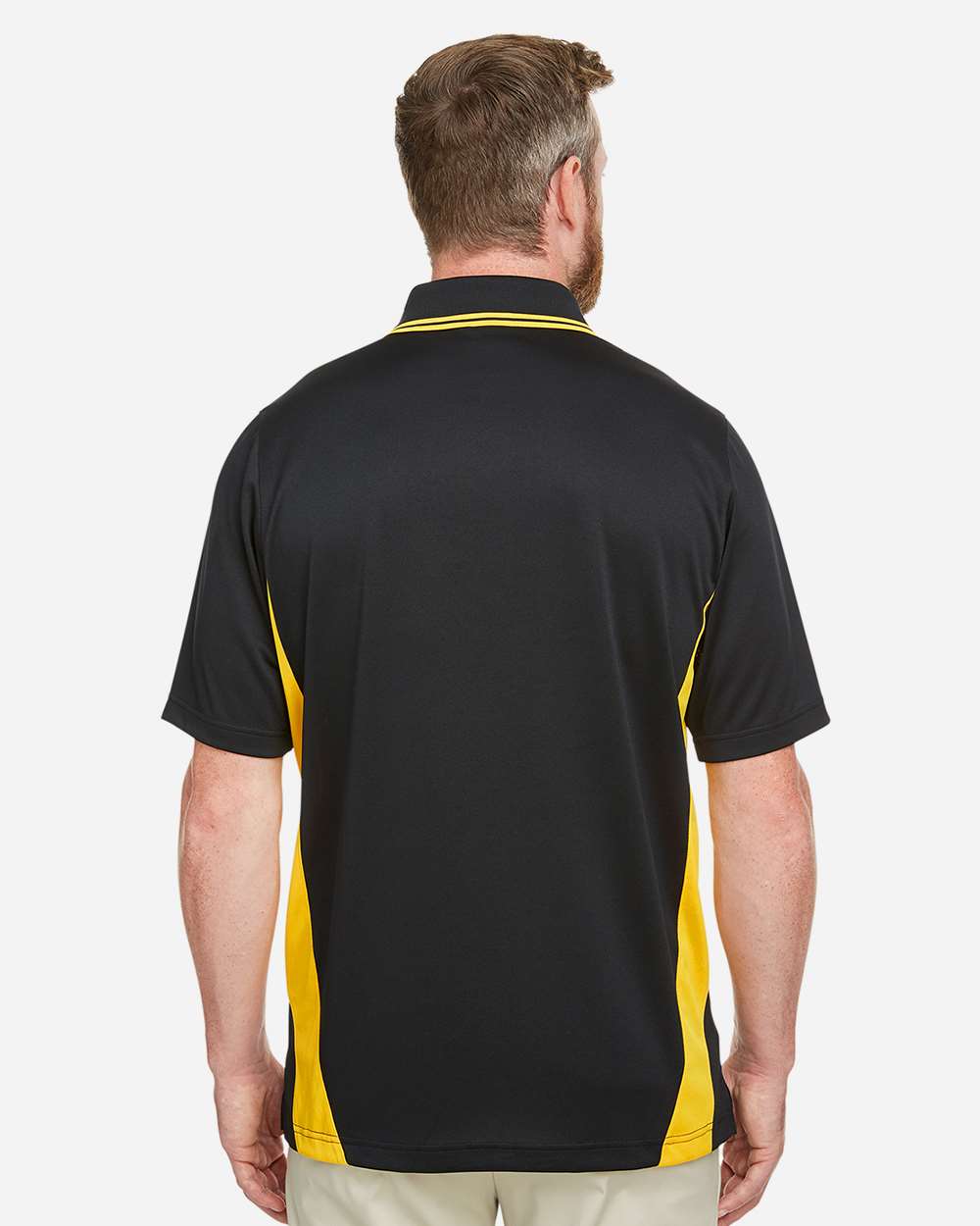 Harriton-M386-Men's Flash Snag Protection Plus IL Colorblock Polo - Image 13