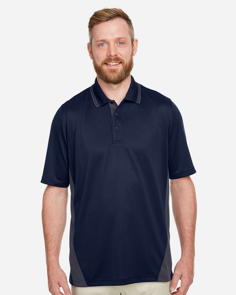 Harriton-M386-Men's Flash Snag Protection Plus IL Colorblock Polo - Image 23