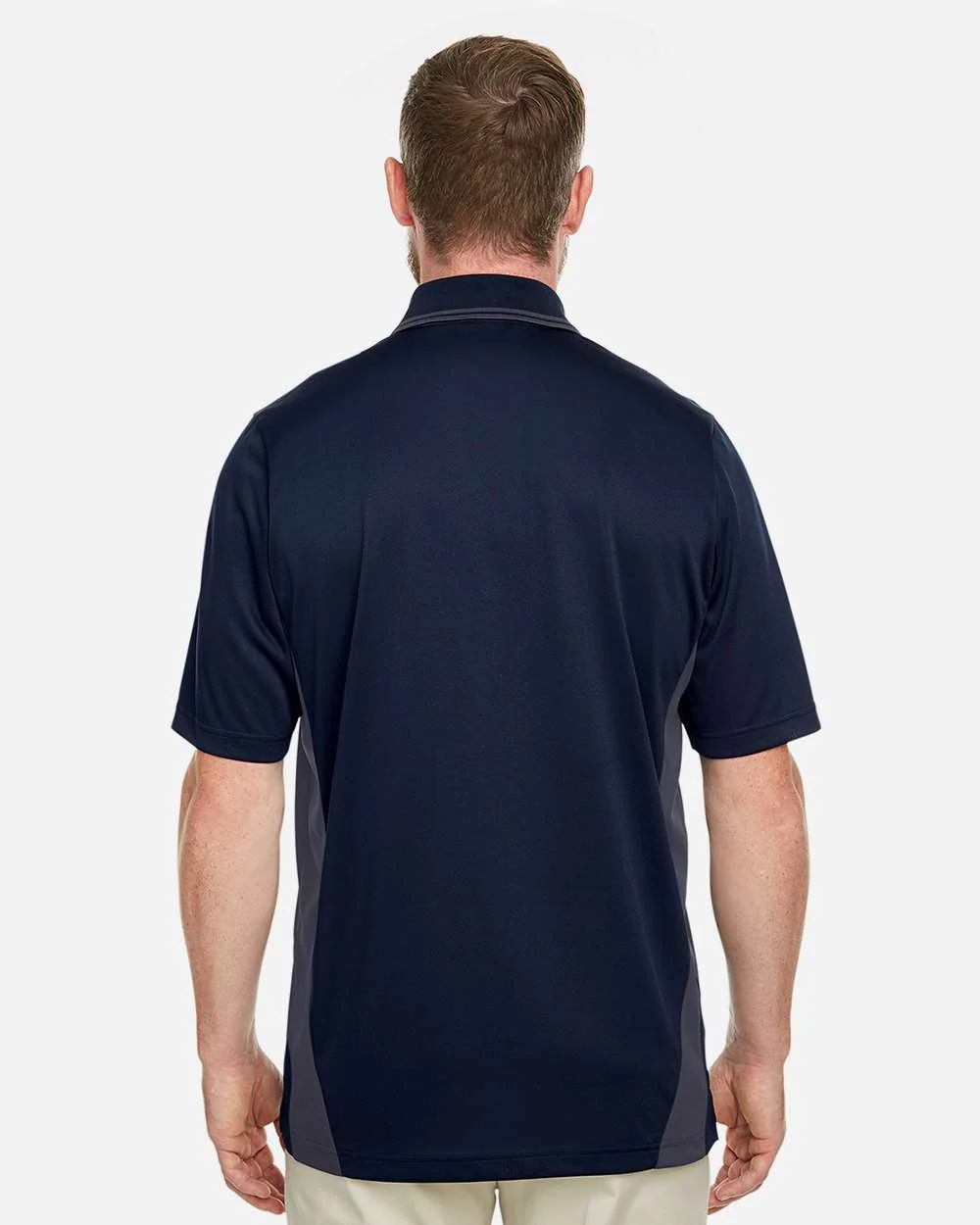Harriton-M386-Men's Flash Snag Protection Plus IL Colorblock Polo - Image 25