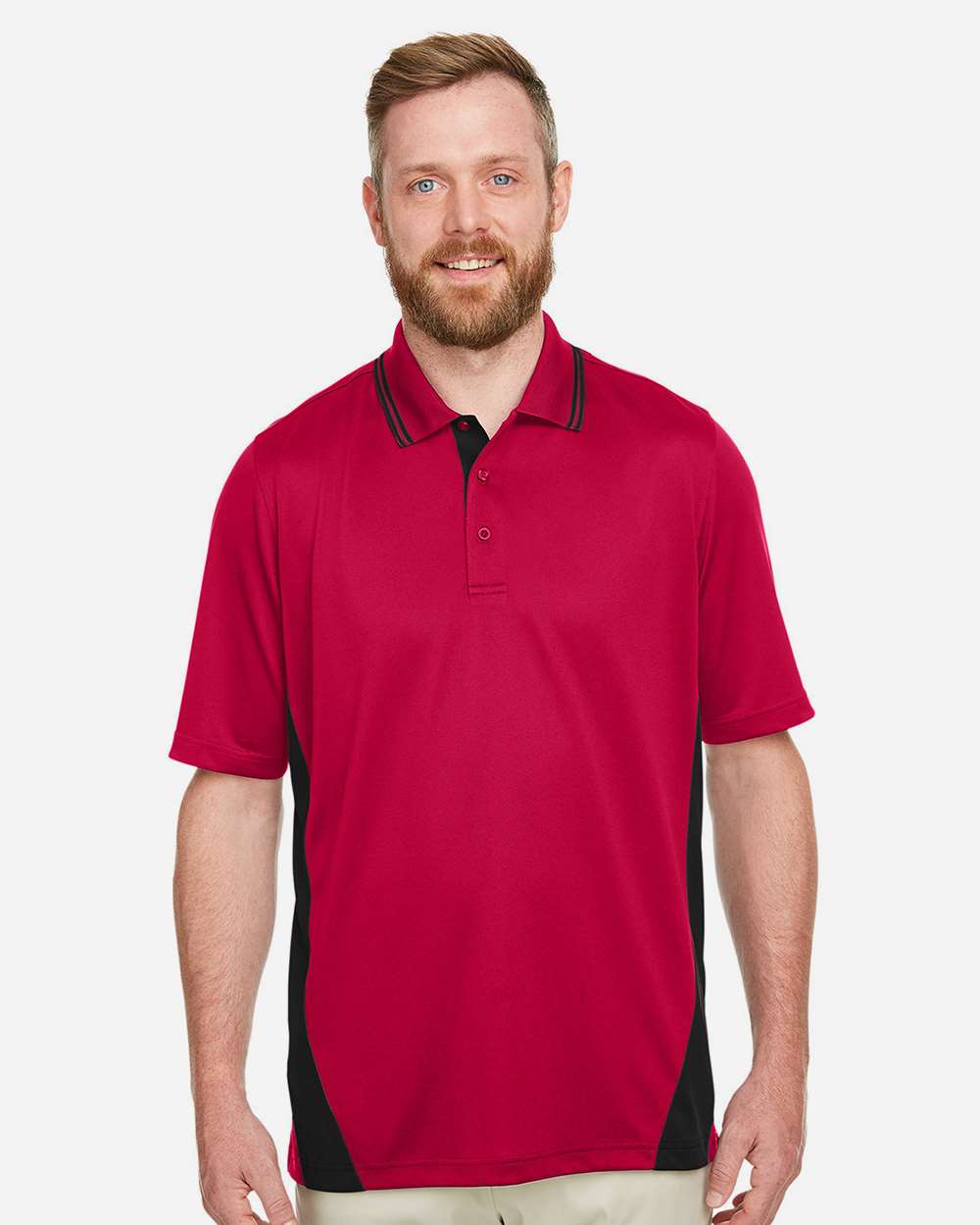 Harriton-M386-Men's Flash Snag Protection Plus IL Colorblock Polo - Image 29