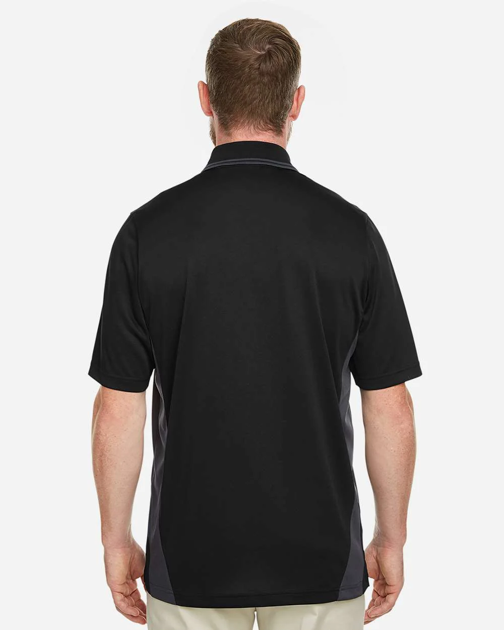 Harriton-M386-Men's Flash Snag Protection Plus IL Colorblock Polo - Image 6