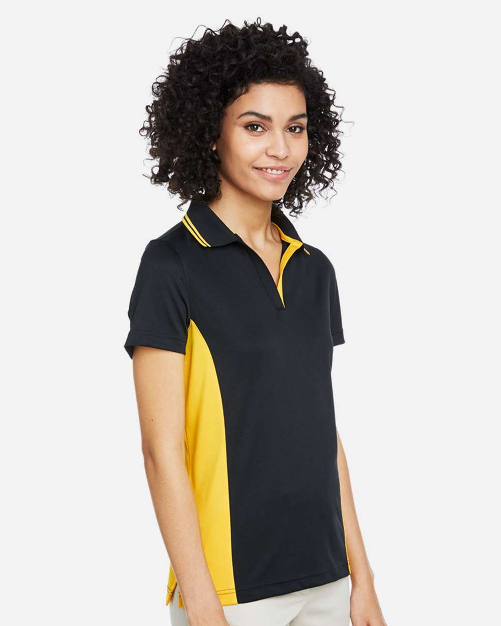 Harriton-M386W-Women's Flash Snag Protection Plus IL Colorblock Polo - Image 12