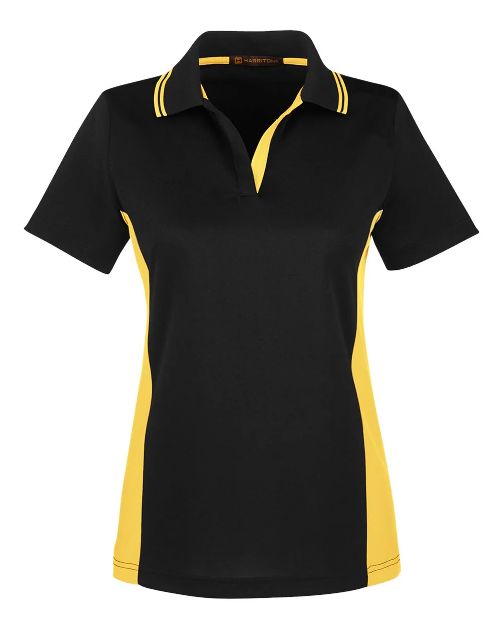 Harriton-M386W-Women's Flash Snag Protection Plus IL Colorblock Polo - Image 8