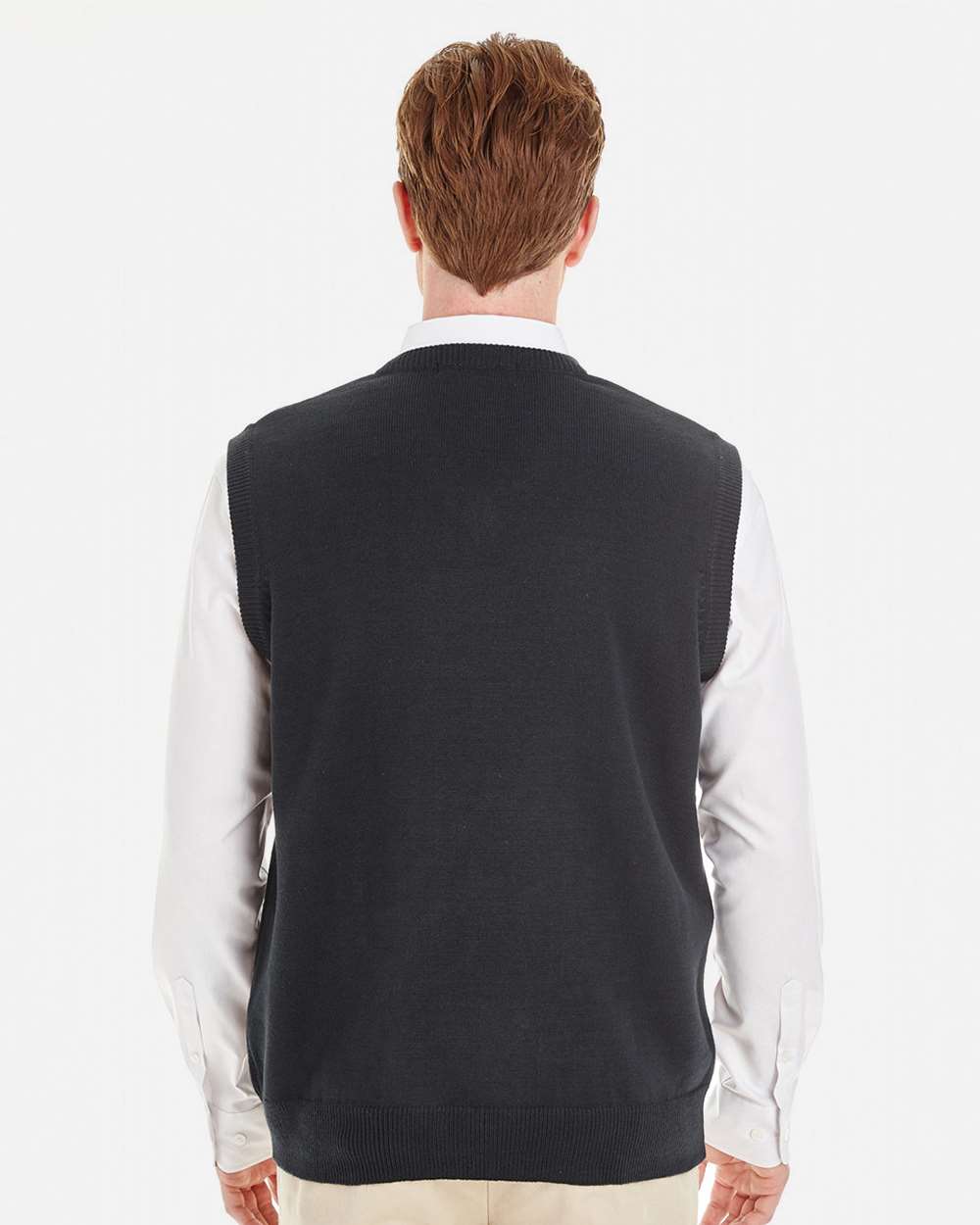 Harriton-M415-Men's Pilbloc™ V-Neck Sweater Vest - Image 4