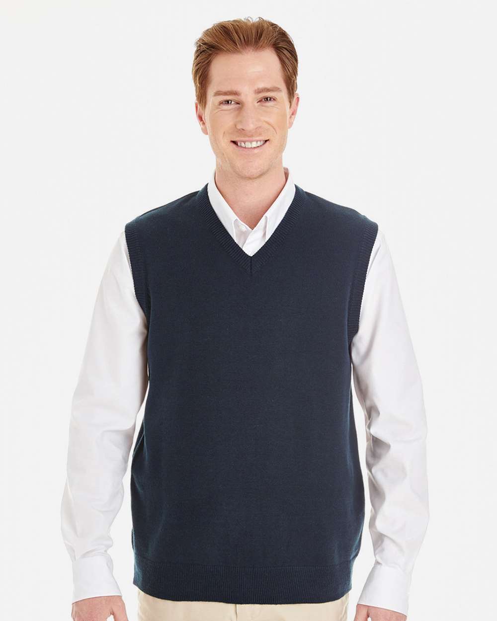 Harriton-M415-Men's Pilbloc™ V-Neck Sweater Vest - Image 7