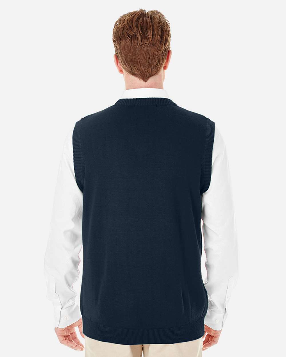 Harriton-M415-Men's Pilbloc™ V-Neck Sweater Vest - Image 9
