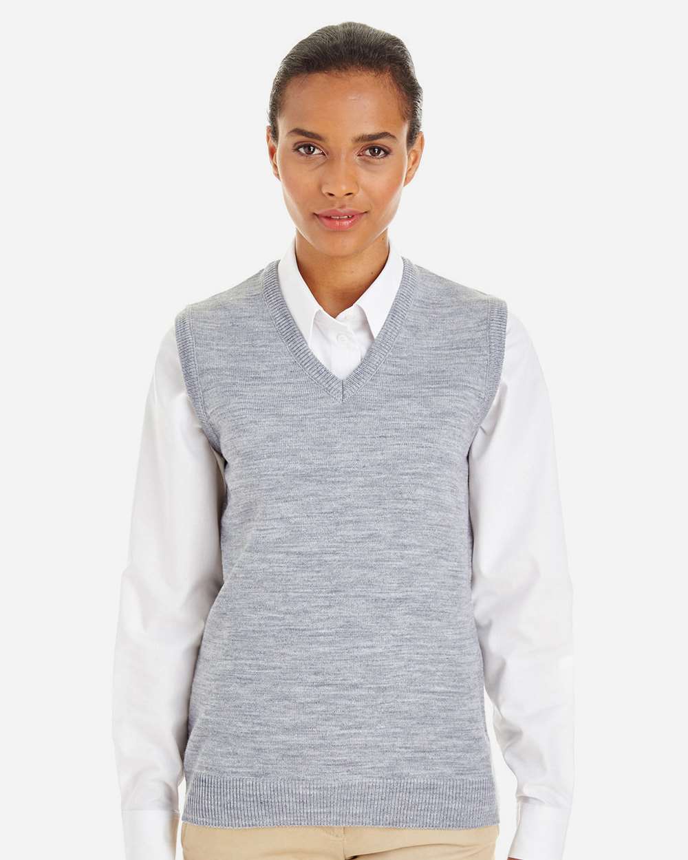 Harriton-M415W-Women's Pilbloc™ V-Neck Sweater Vest - Image 11