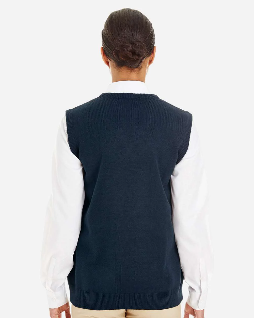 Harriton-M415W-Women's Pilbloc™ V-Neck Sweater Vest - Image 9
