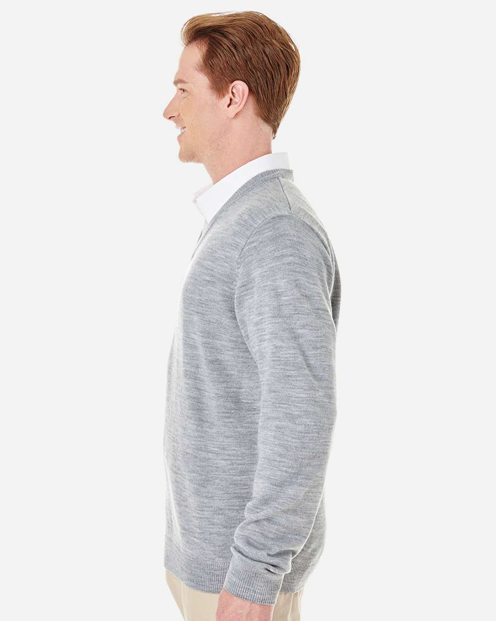 Harriton-M420-Men's Pilbloc™ V-Neck Sweater - Image 12