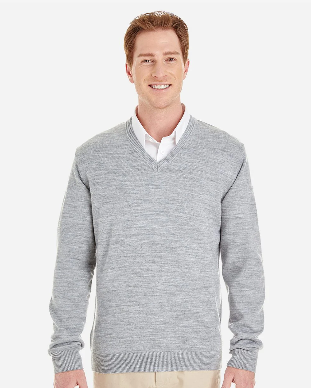 Harriton-M420-Men's Pilbloc™ V-Neck Sweater - Image 5