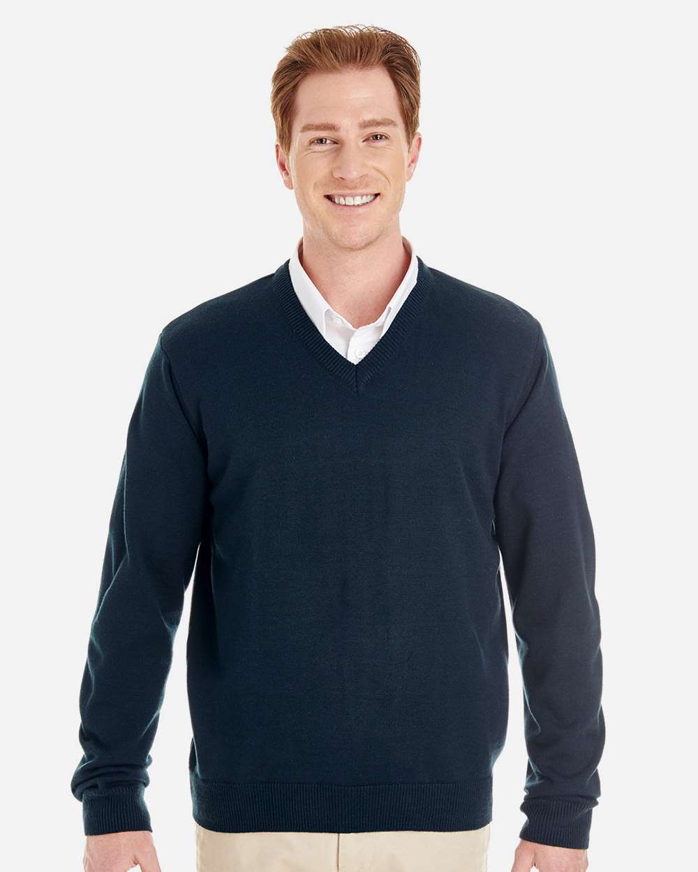 Harriton-M420-Men's Pilbloc™ V-Neck Sweater - Image 7