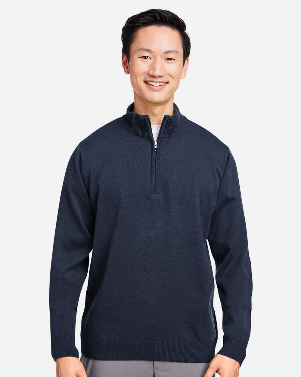 Harriton-M421-Unisex Pilbloc™ Quarter-Zip Pullover Sweater - Image 11