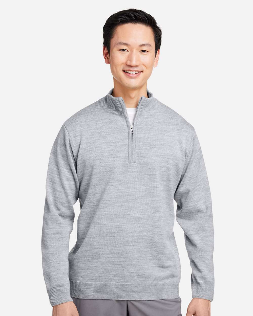 Harriton-M421-Unisex Pilbloc™ Quarter-Zip Pullover Sweater - Image 17