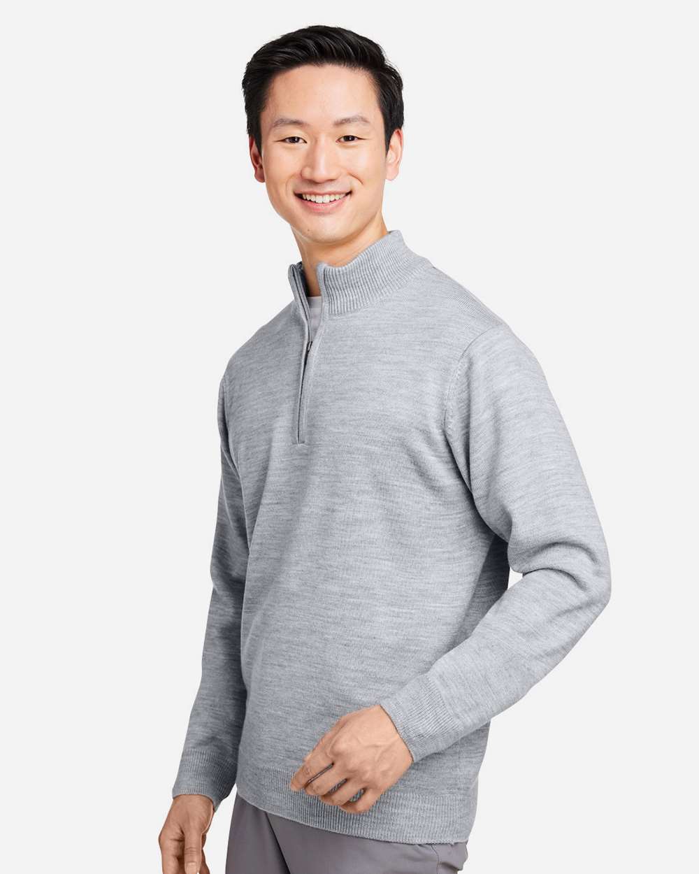 Harriton-M421-Unisex Pilbloc™ Quarter-Zip Pullover Sweater - Image 18