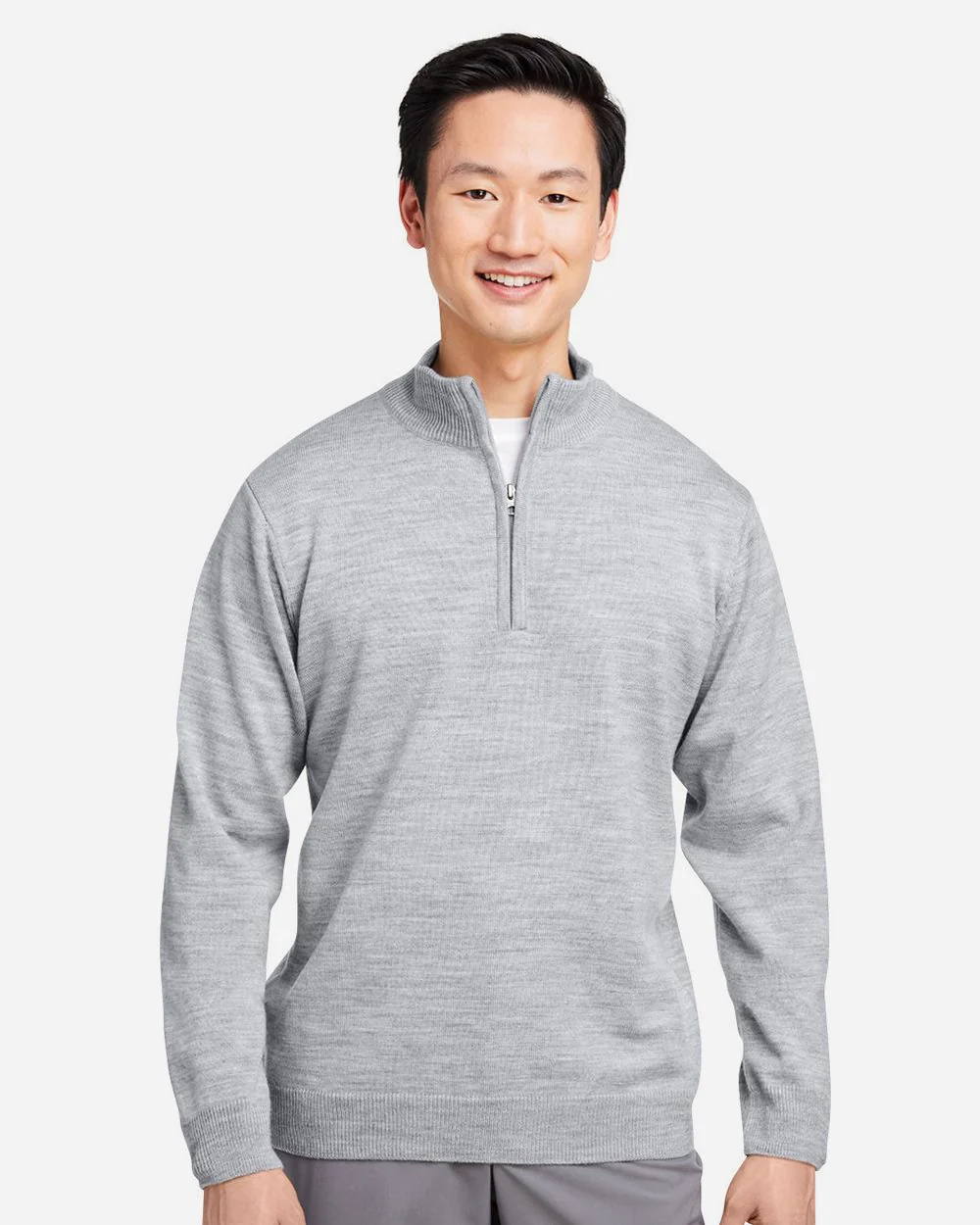 Harriton-M421-Unisex Pilbloc™ Quarter-Zip Pullover Sweater - Image 7