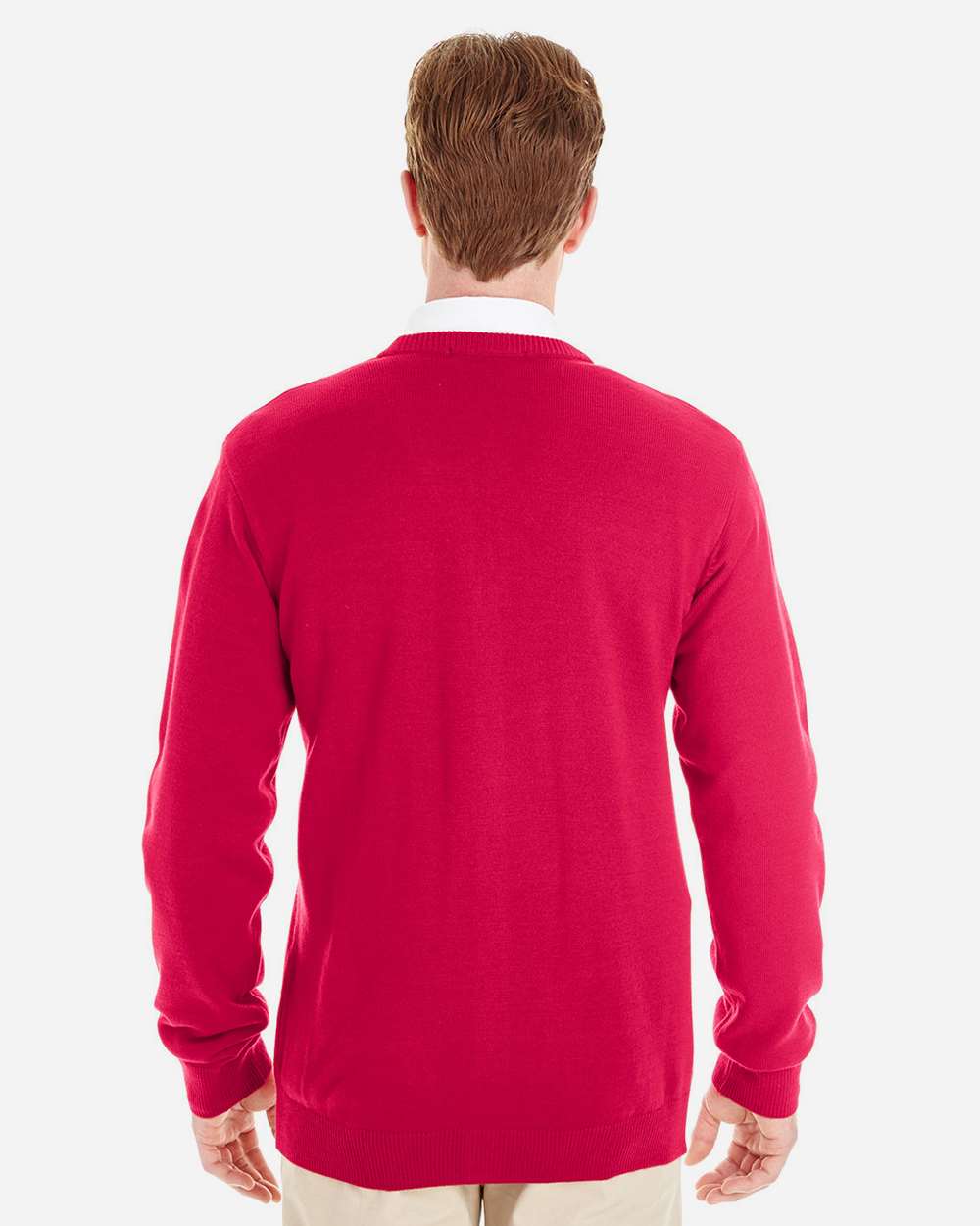 Harriton-M425-Men's Pilbloc™ V-Neck Button Cardigan Sweater - Image 21