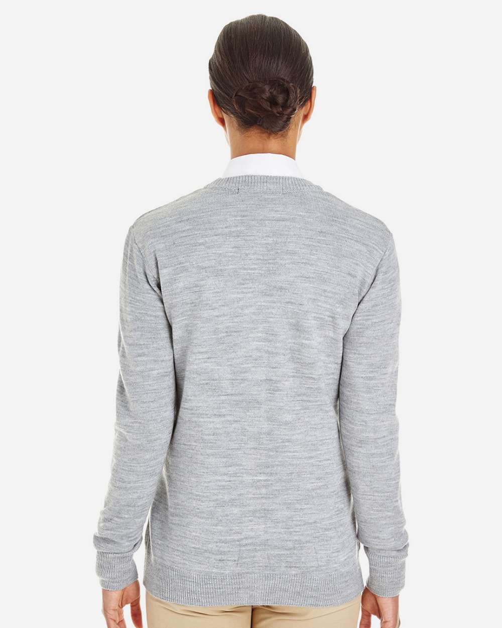 Harriton-M425W-Women's Pilbloc V-Neck Button Cardigan Sweater - Image 13