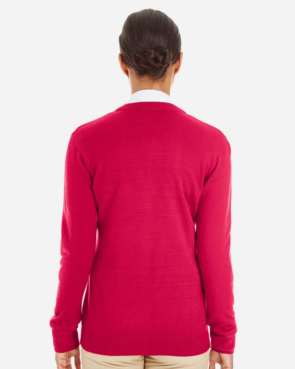 Harriton-M425W-Women's Pilbloc V-Neck Button Cardigan Sweater - Image 21