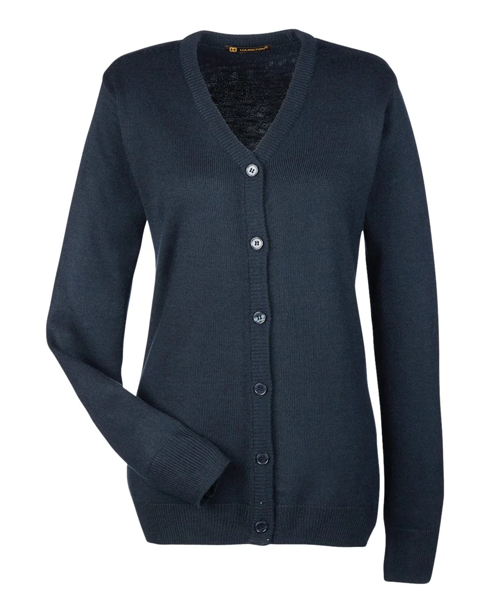 Harriton-M425W-Women's Pilbloc V-Neck Button Cardigan Sweater - Image 6