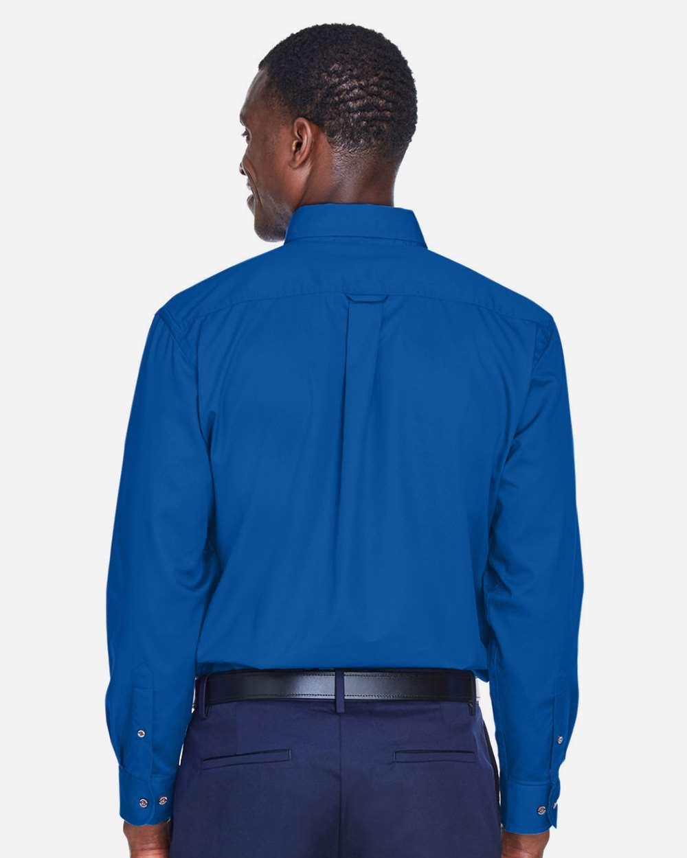 Harriton-M500-Men's Easy Blend™ Long Sleeve Twill Shirt - Image 21