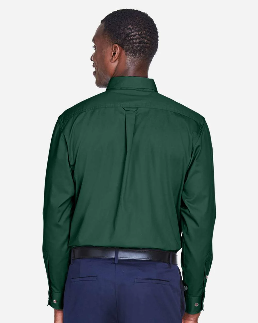 Harriton-M500-Men's Easy Blend™ Long Sleeve Twill Shirt - Image 26