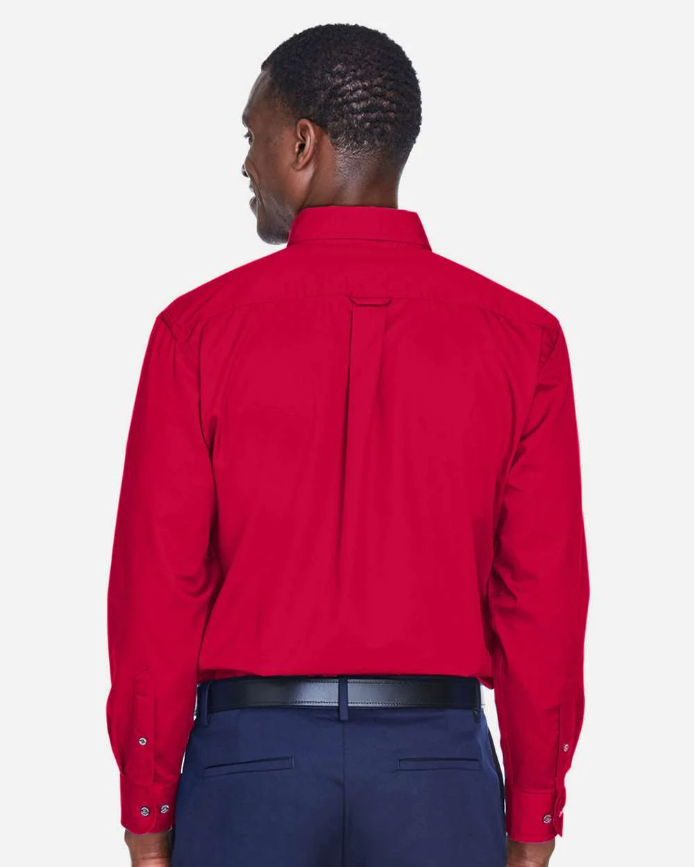 Harriton-M500-Men's Easy Blend™ Long Sleeve Twill Shirt - Image 46