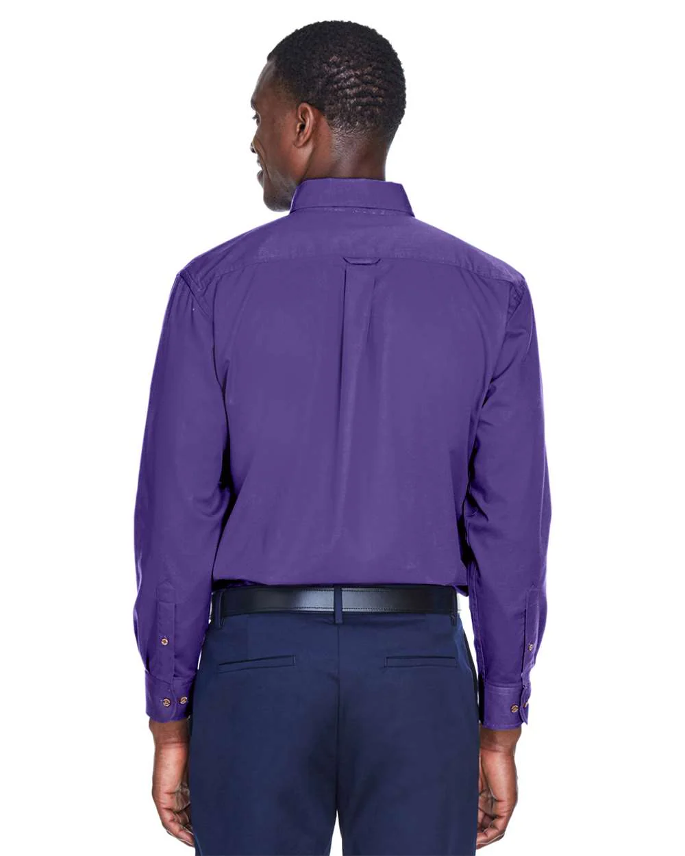 Harriton-M500-Men's Easy Blend™ Long Sleeve Twill Shirt - Image 66