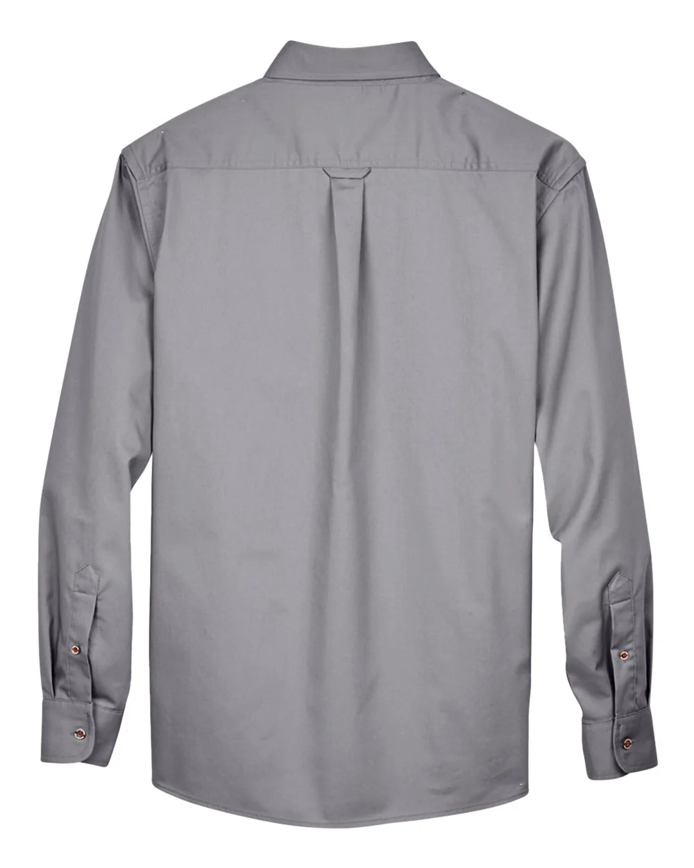 Harriton-M500-Men's Easy Blend™ Long Sleeve Twill Shirt - Image 8