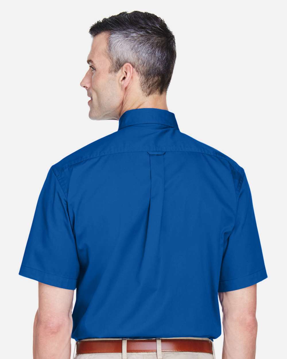 Harriton-M500S-Men's Easy Blend™ Twill Dress Shirt with Stain-Release - Image 11