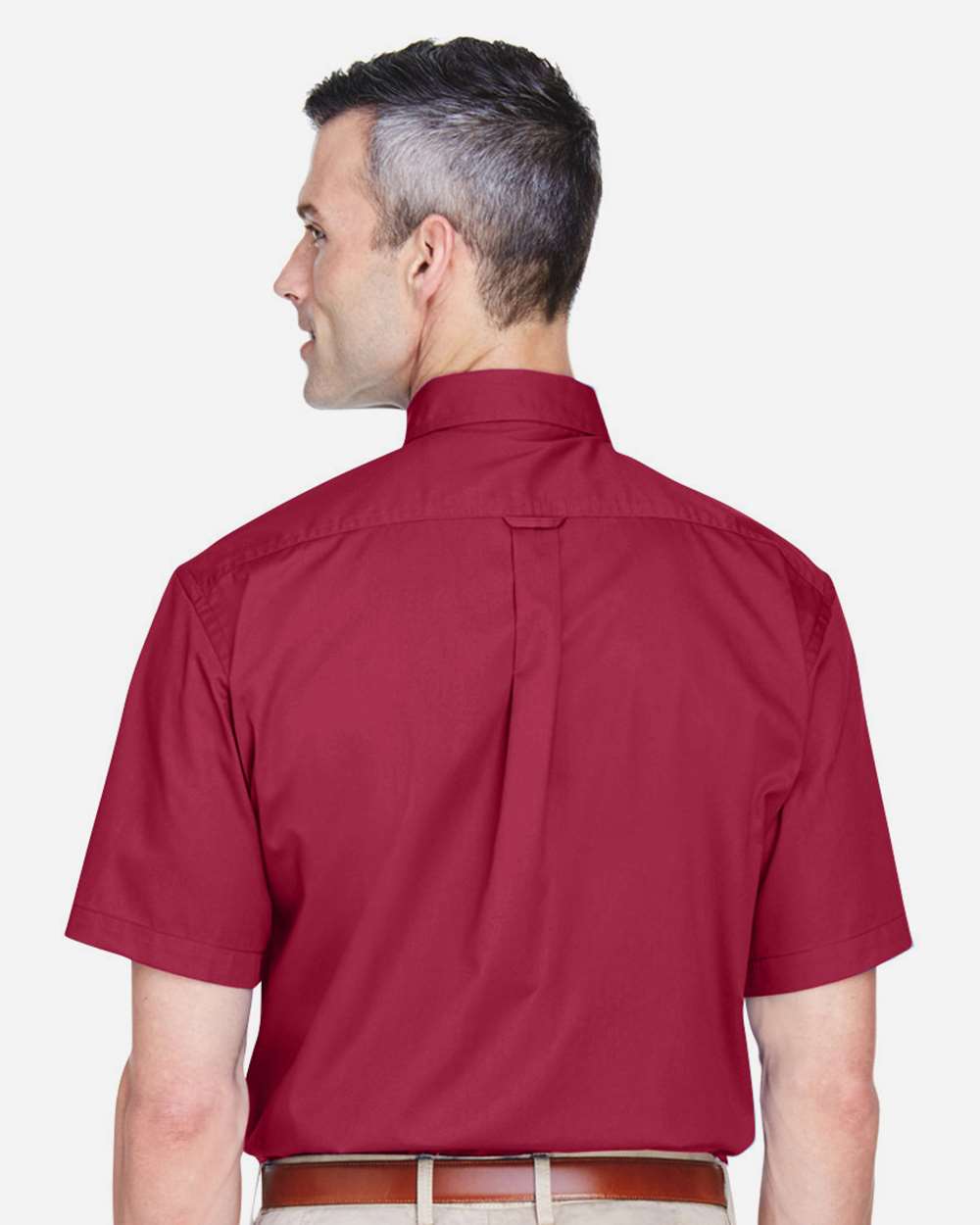 Harriton-M500S-Men's Easy Blend™ Twill Dress Shirt with Stain-Release - Image 31